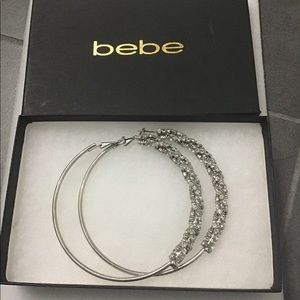 Bebe Hoop Earrings